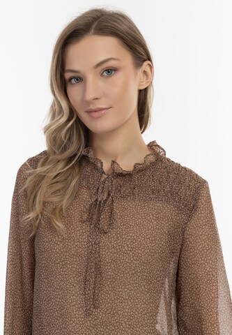 DreiMaster Vintage Blouse in Brown