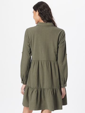 Kaffe Shirt Dress 'Naya' in Green