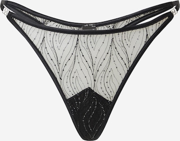 String di Women' Secret in nero: frontale