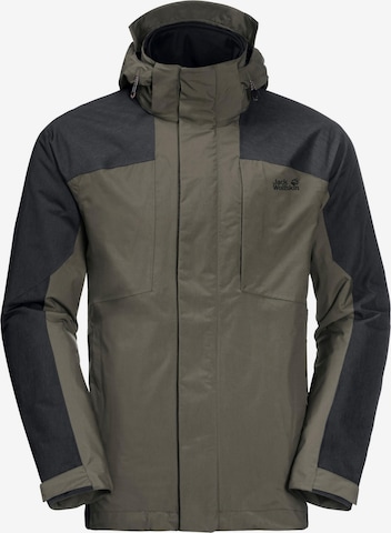 JACK WOLFSKIN Outdoor jacket 'Viking Sky' in Grey