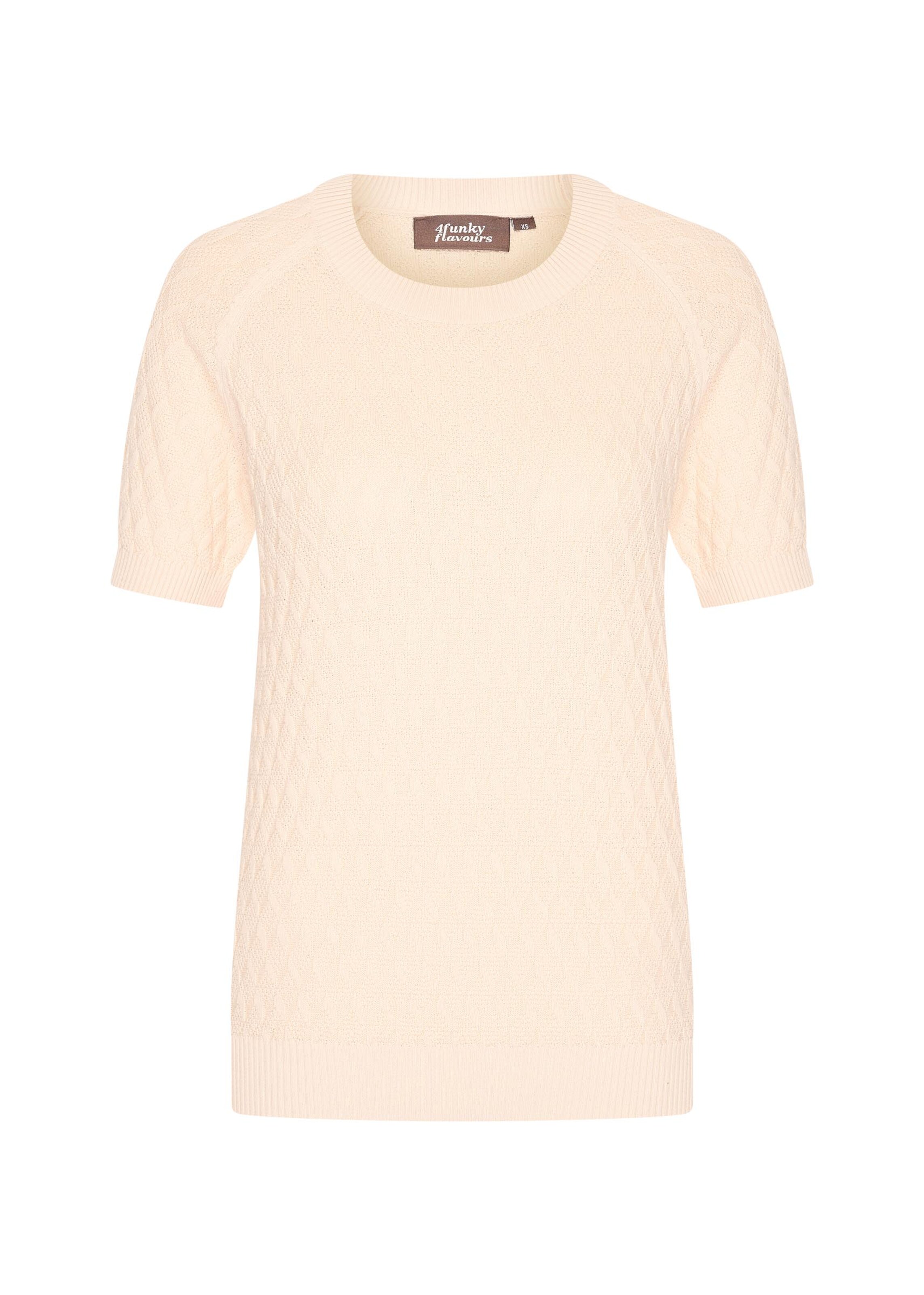 4funkyflavours Sweater 'May Ninth' in White: front