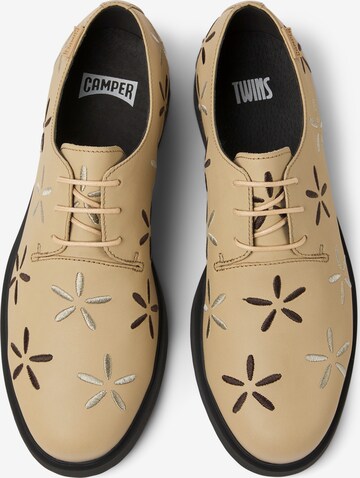 CAMPER Lace-Up Shoes 'Iman Twins' in Beige