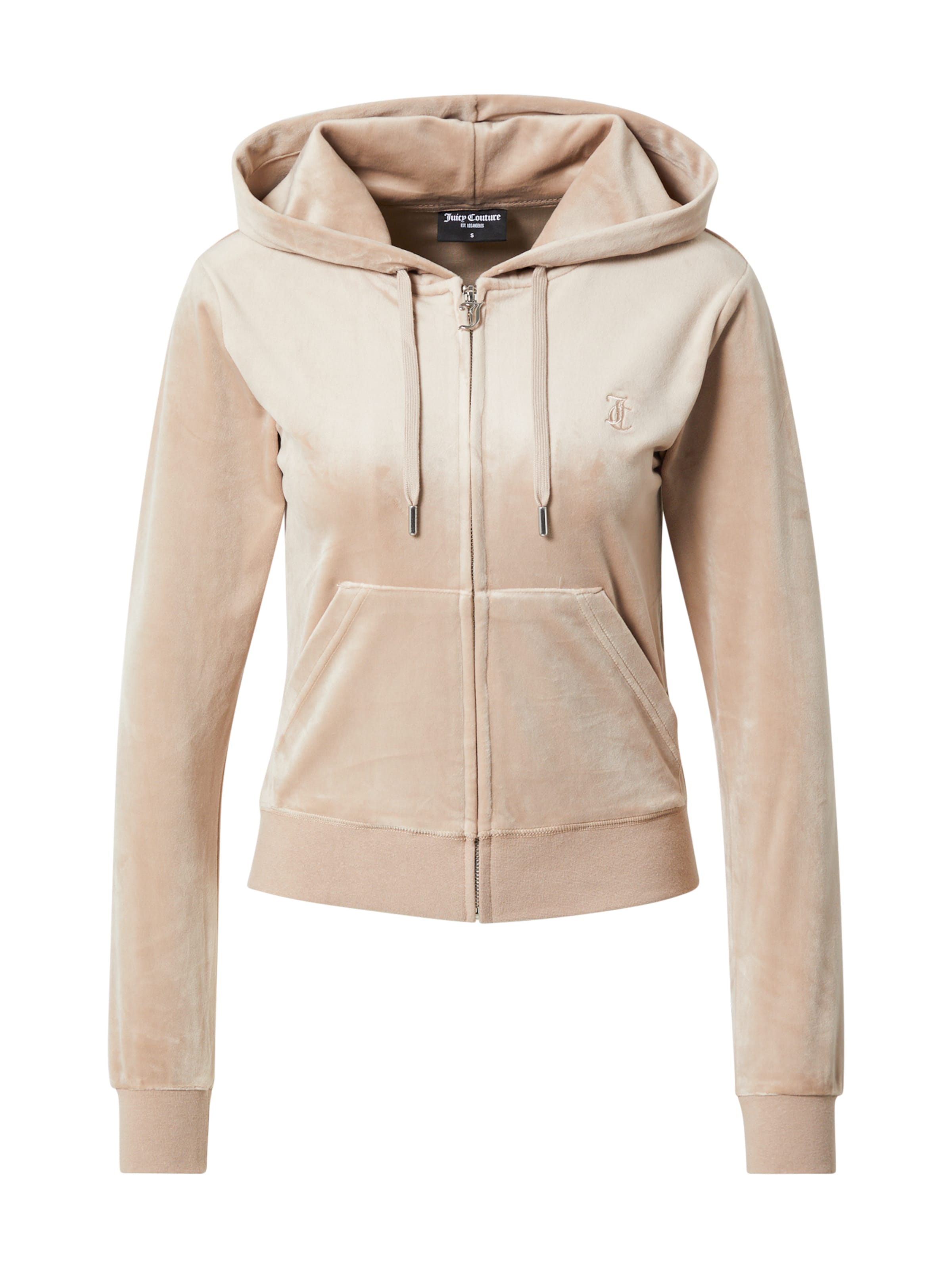 Juicy Couture Sweatvest in Beige: voorkant