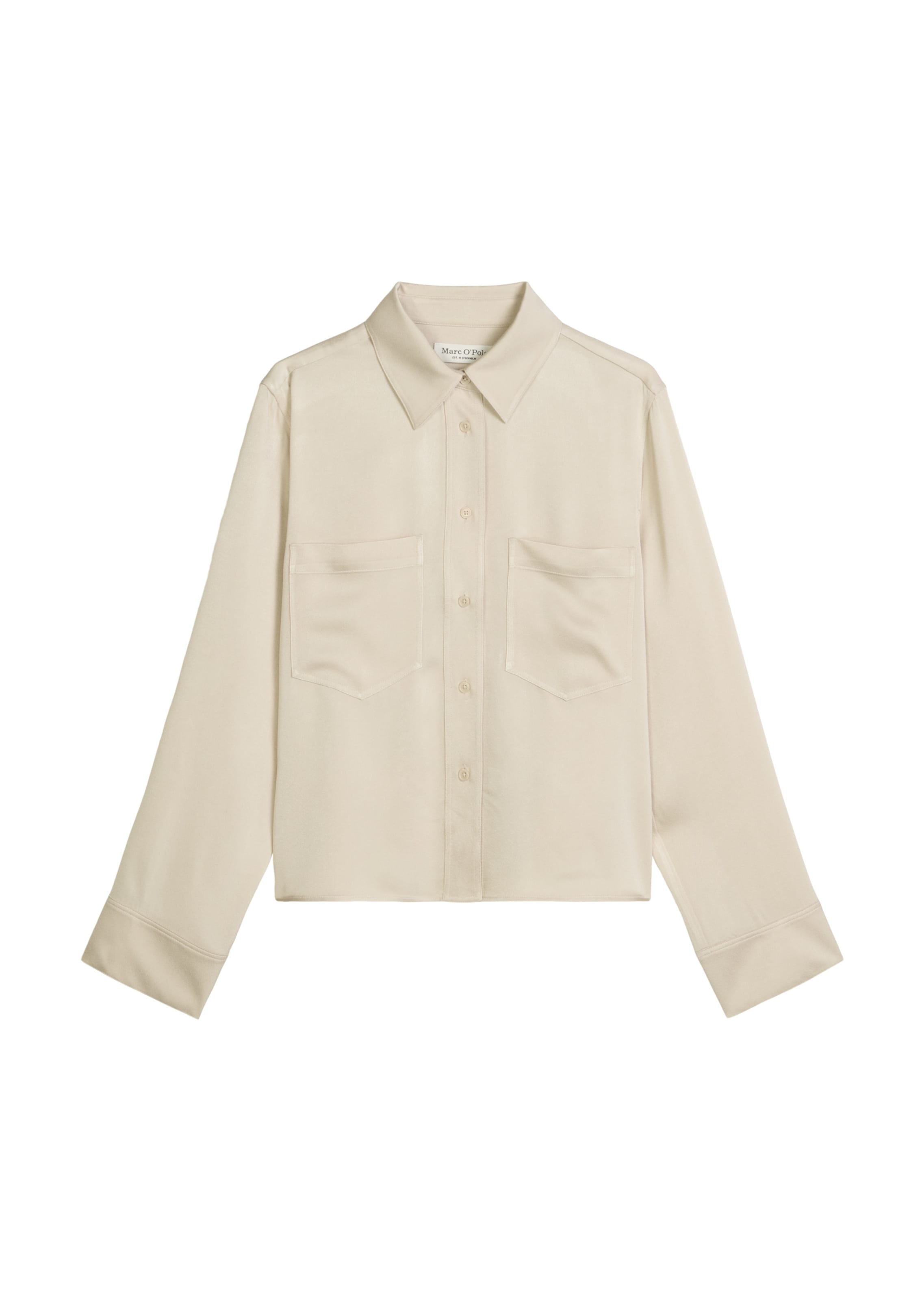 Marc O'Polo Blouse in Beige: voorkant