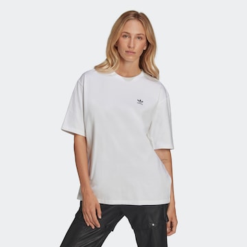 Maglietta di ADIDAS ORIGINALS in bianco: frontale