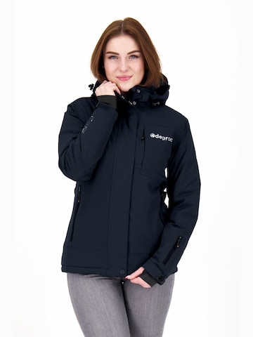 deproc Winterjacke 'MONTREAL WMN' in Blau: Vorderseite
