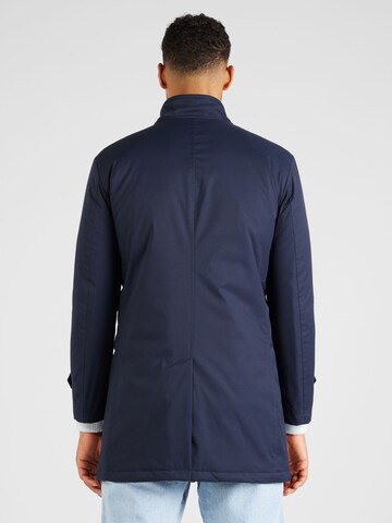 Bruun & Stengade Between-Seasons Coat 'Bedford' in Blue