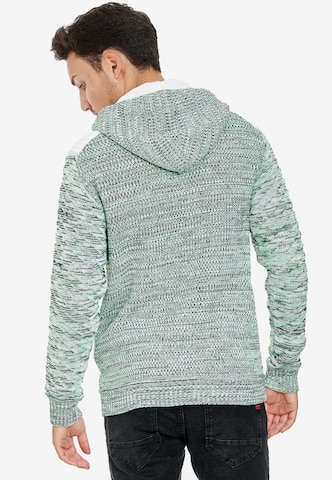 Rusty Neal Knit Cardigan in Green