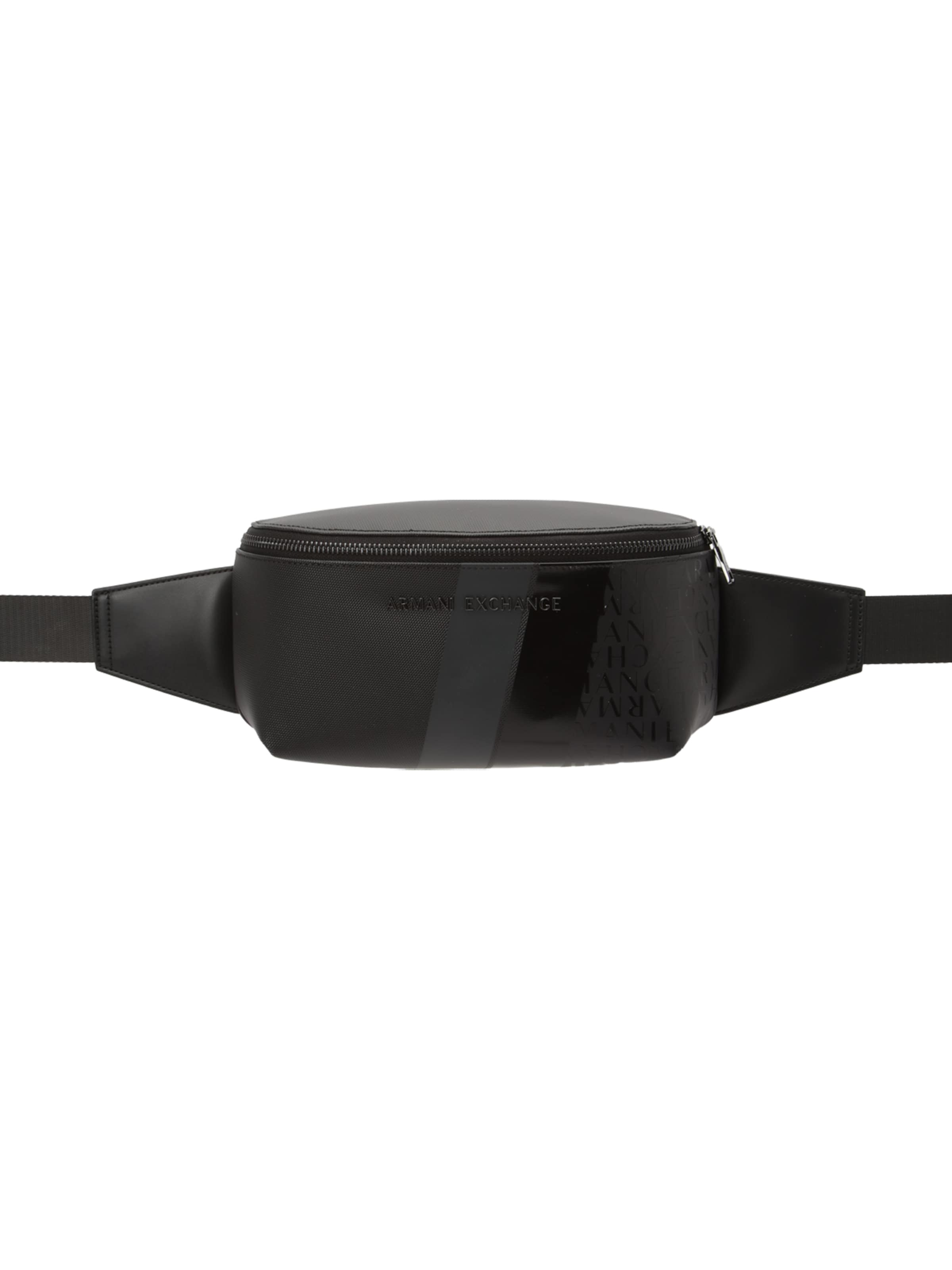 ARMANI EXCHANGE Övtáska 'DYLAN' - fekete: elől