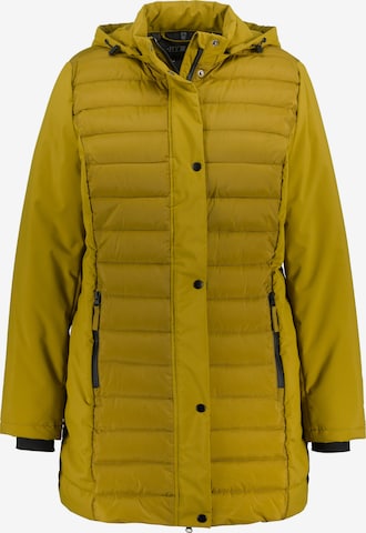 Ulla Popken Between-Season Jacket in Yellow: front