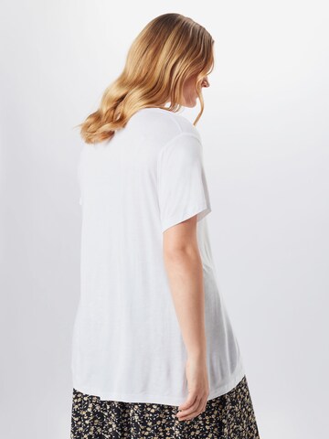 KAFFE CURVE - Camisa 'Aneli' em branco