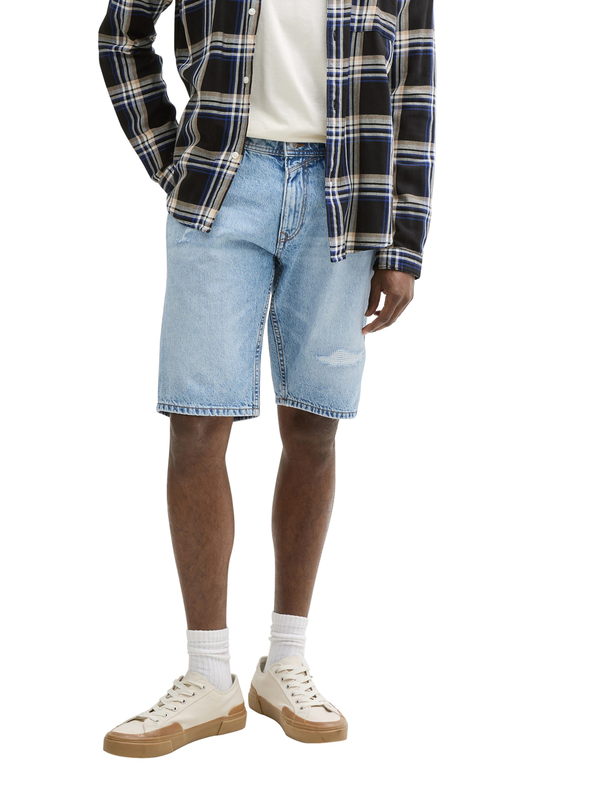 Slimfit Jeans 'Piers' de la TOM TAILOR DENIM pe albastru: față