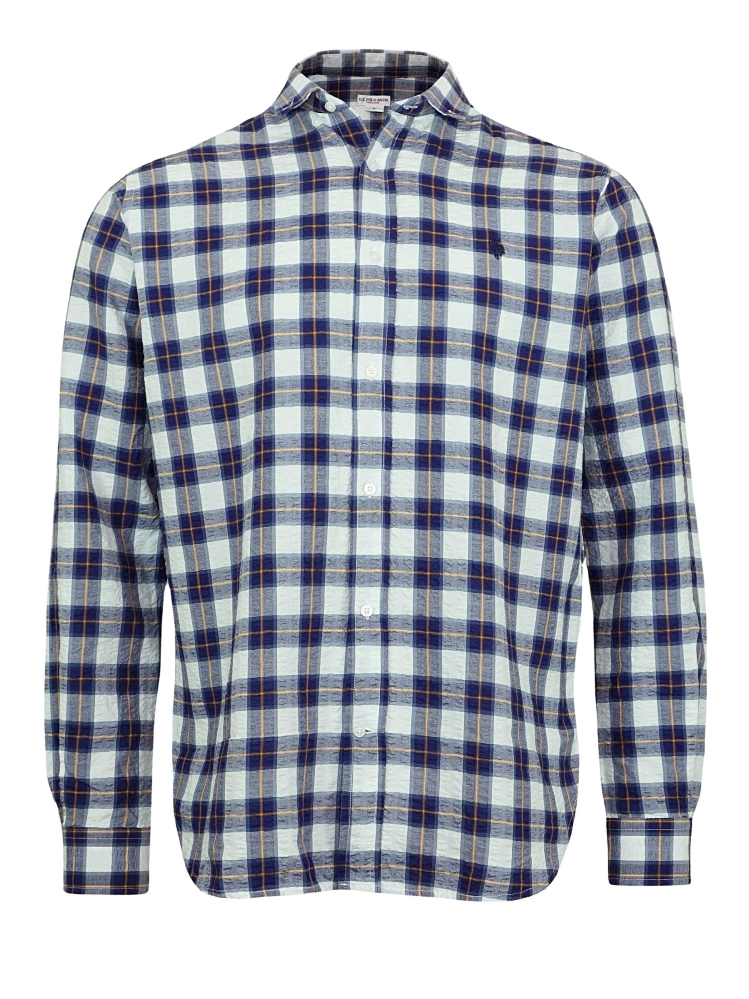 Comfort fit Camicia di U.S. POLO ASSN. in blu: frontale