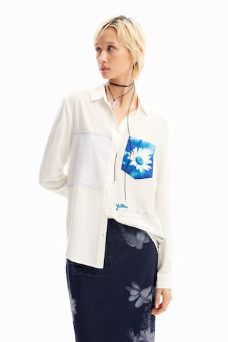 Chemisier Desigual en blanc : devant