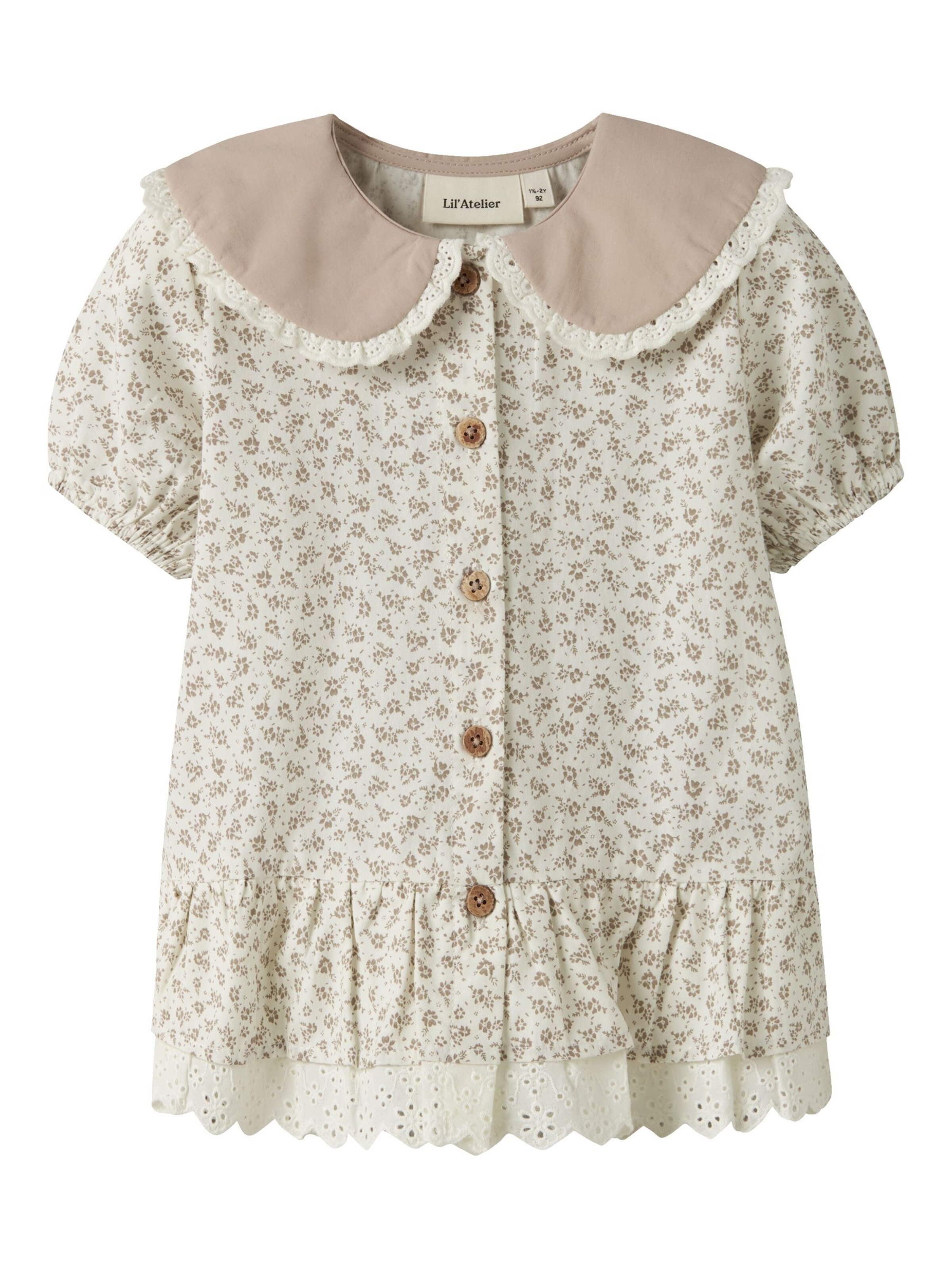 Lil'Atelier Bluse i hvid: forside