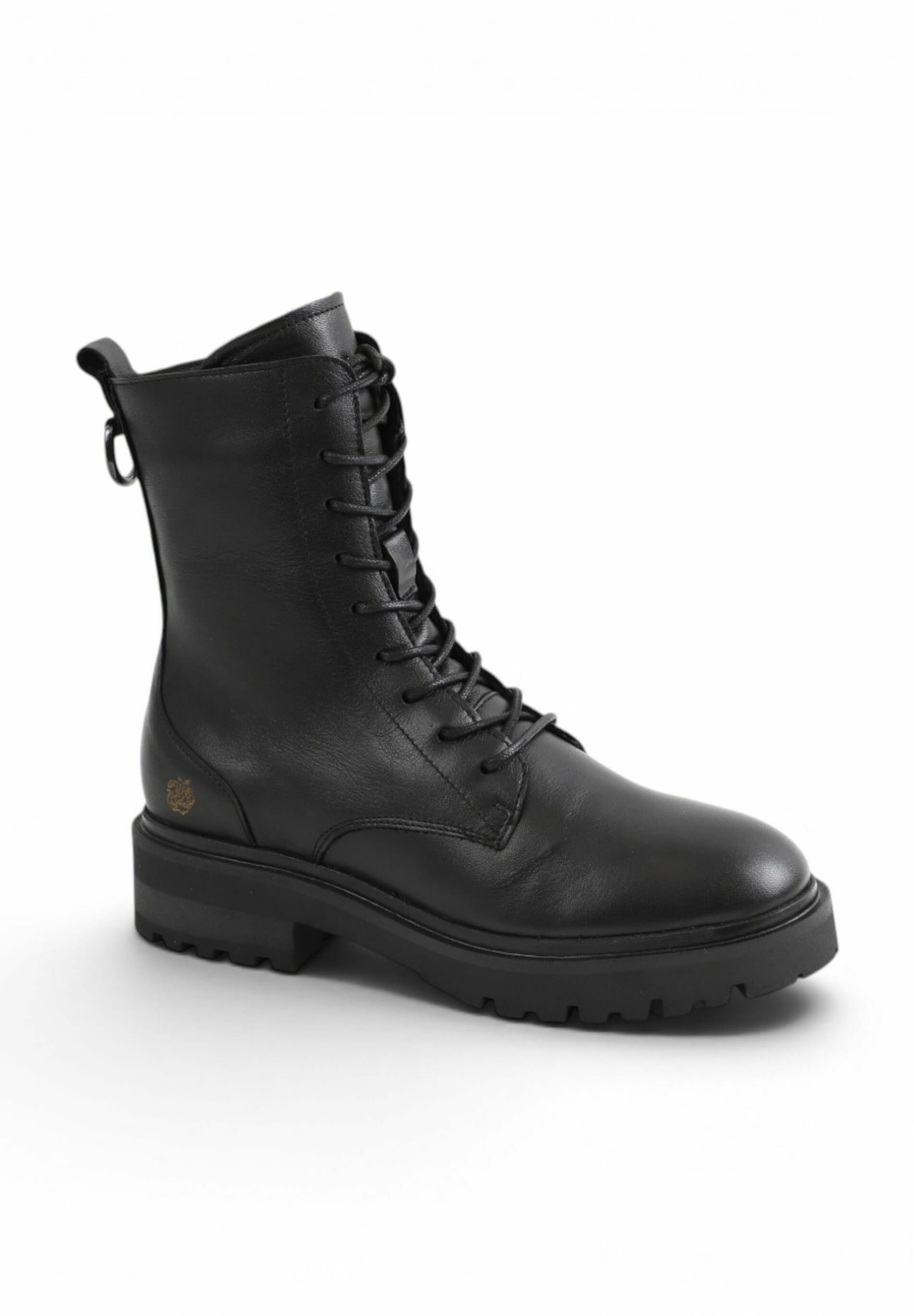 Apple of Eden - Botim com fivela 'TIARA' em preto: frente
