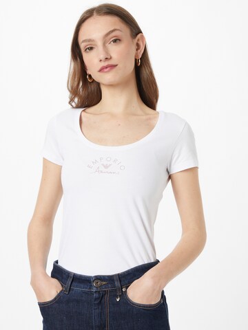 Emporio Armani Shirt in Weiß: Vorderseite