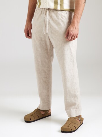 Abercrombie & Fitch Loosefit Hose in Beige: Vorderseite