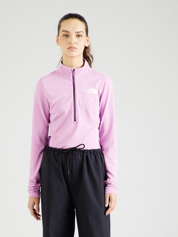 THE NORTH FACE Functioneel shirt 'SUNRISER' in Lila: voorkant