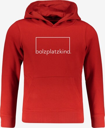 Bolzplatzkind Sportsweatshirt in Rot: predná strana