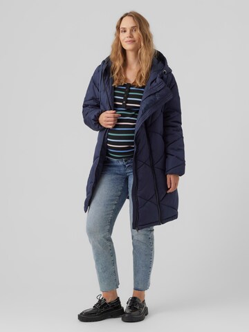 MAMALICIOUS Winter jacket 'Charlot' in Blue