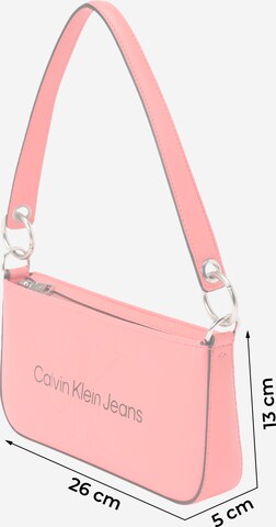 Calvin Klein Jeans Schoudertas in Roze