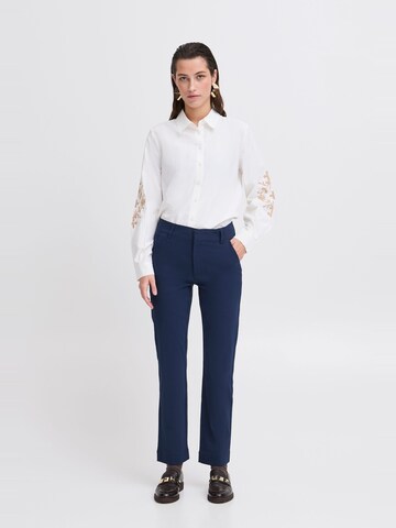 b.young - Regular Calças chino ' BYDIXI STRAIGHT PANTS - ' em azul
