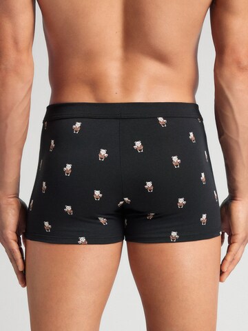 IUMAN Boxershorts in Schwarz
