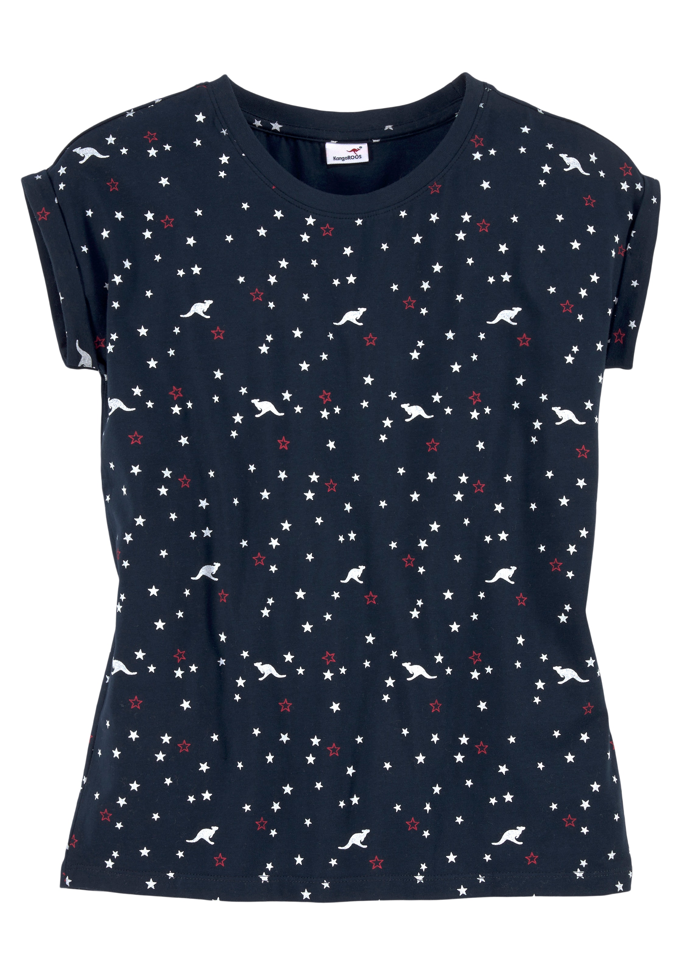 KangaROOS Shirt in Blue: front