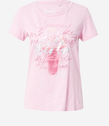 Soccx Shirt in Roze: voorkant