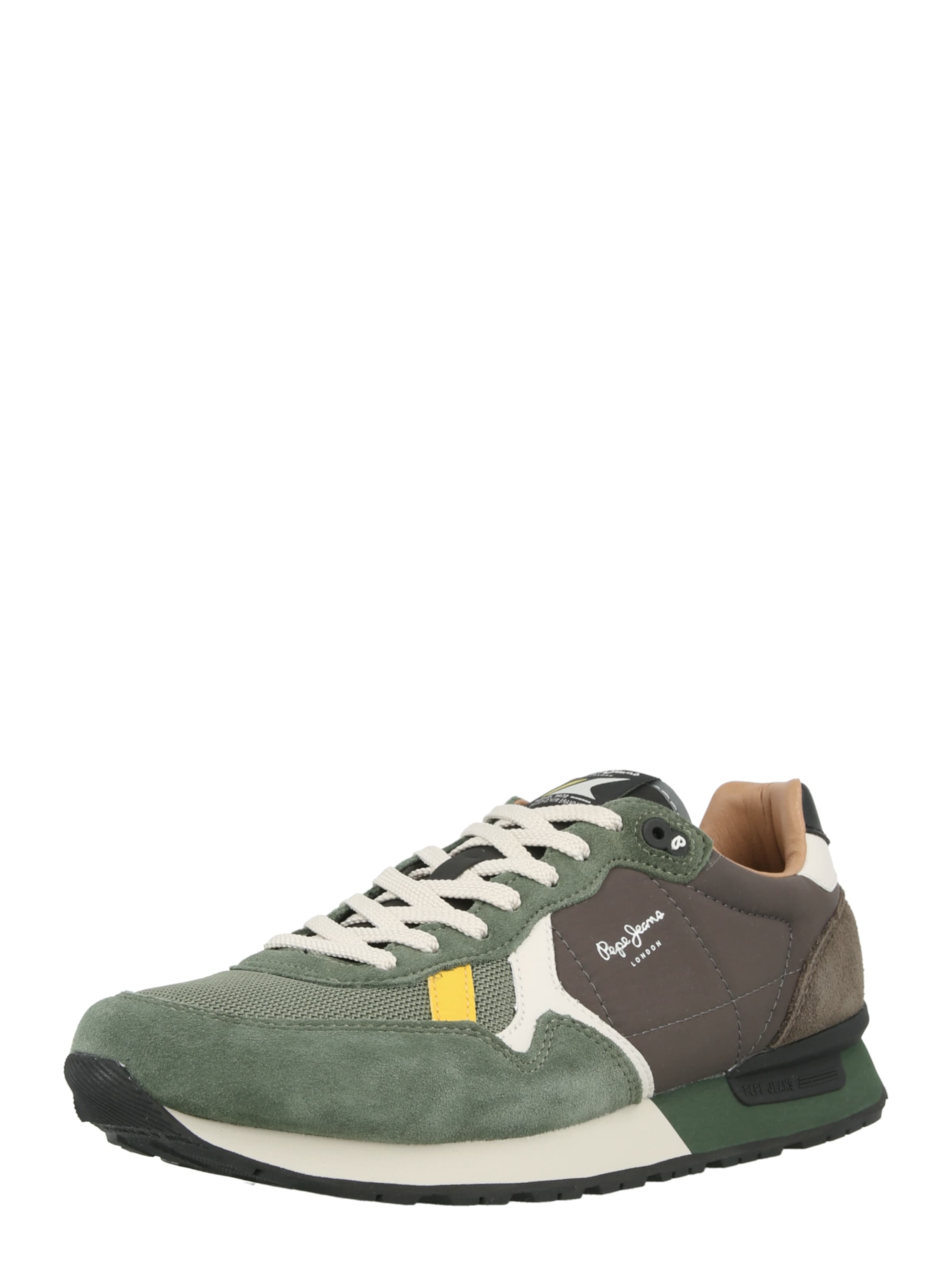 Pepe Jeans - Sapatilhas baixas 'BRIT ESSENCE' em verde: frente