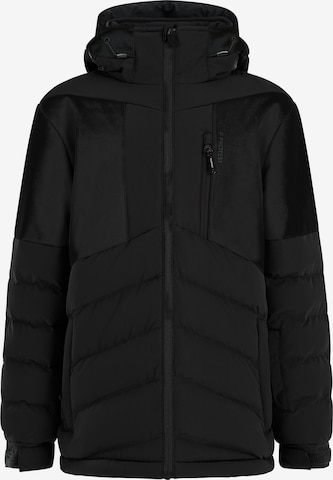 PROTEST Athletic Jacket 'Brucer' in Black: front