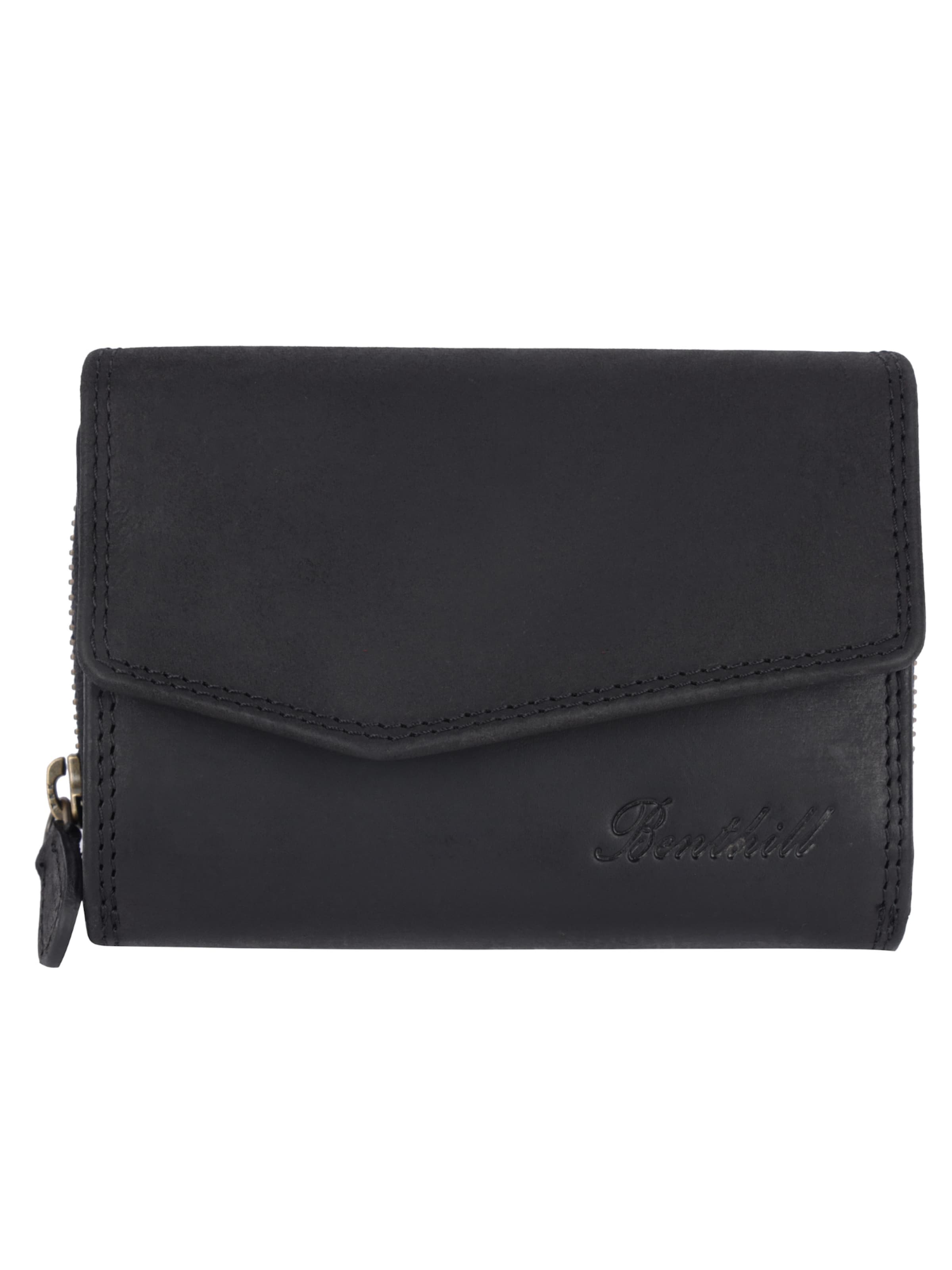 Benthill Portemonnaie‌‌‌‌ in Schwarz: Vorderseite