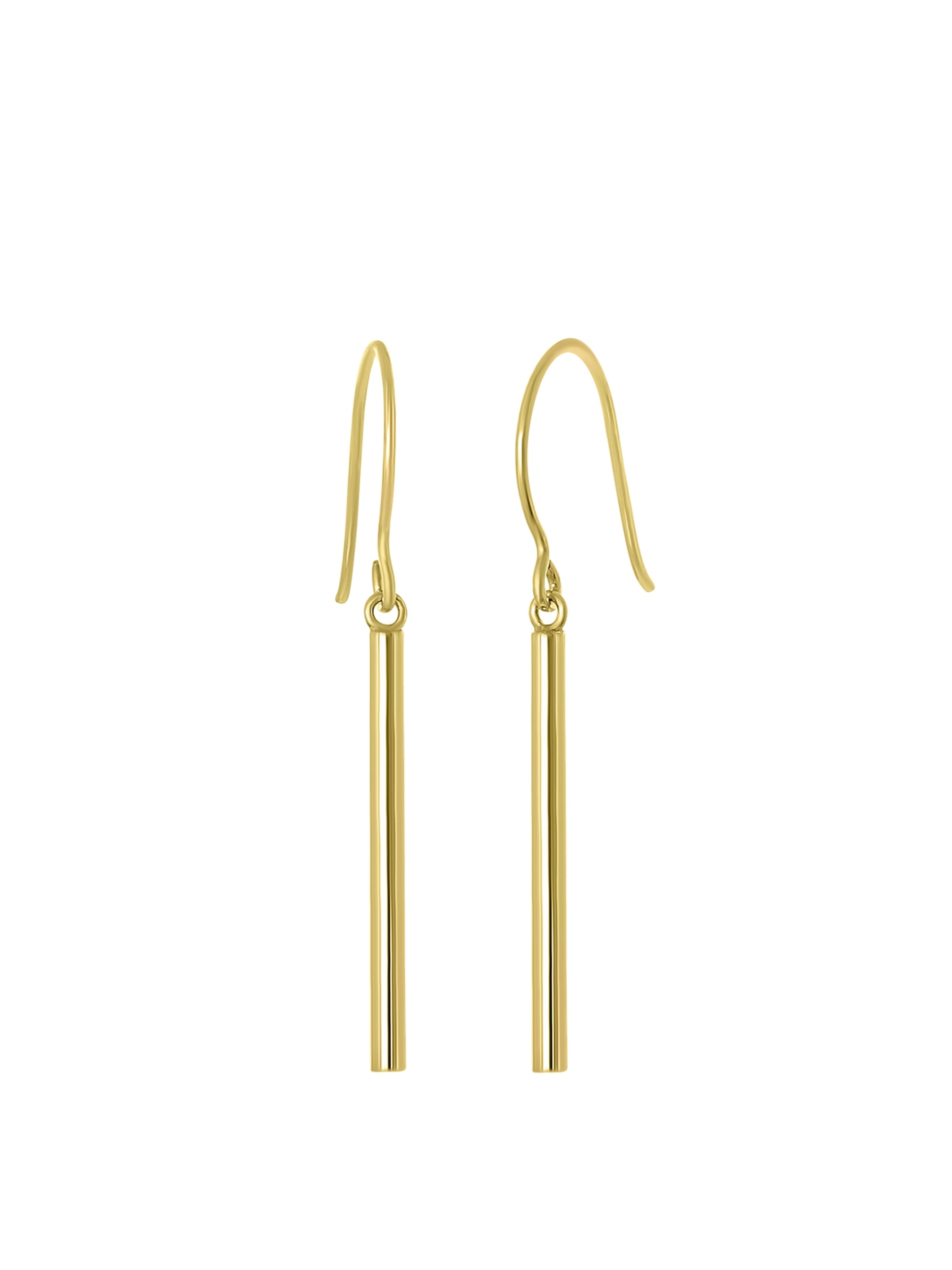 Lucardi Oorbellen 'Klassisch' in Goud: voorkant