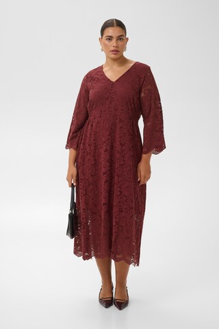 KAFFE CURVE - Vestido 'Siri' em vermelho