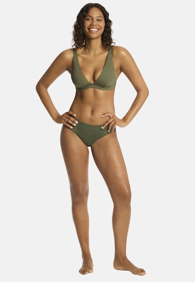 SEA LEVEL Top de bikini 'Longline Essentials' en 85 en verde, Vista del producto