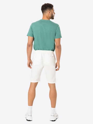 !Solid Regular Trousers in White