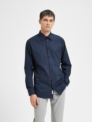 SELECTED HOMME Regular Fit Skjorte 'Ethan' i blå: forside