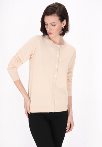 usha BLACK LABEL Gebreid vest in Beige