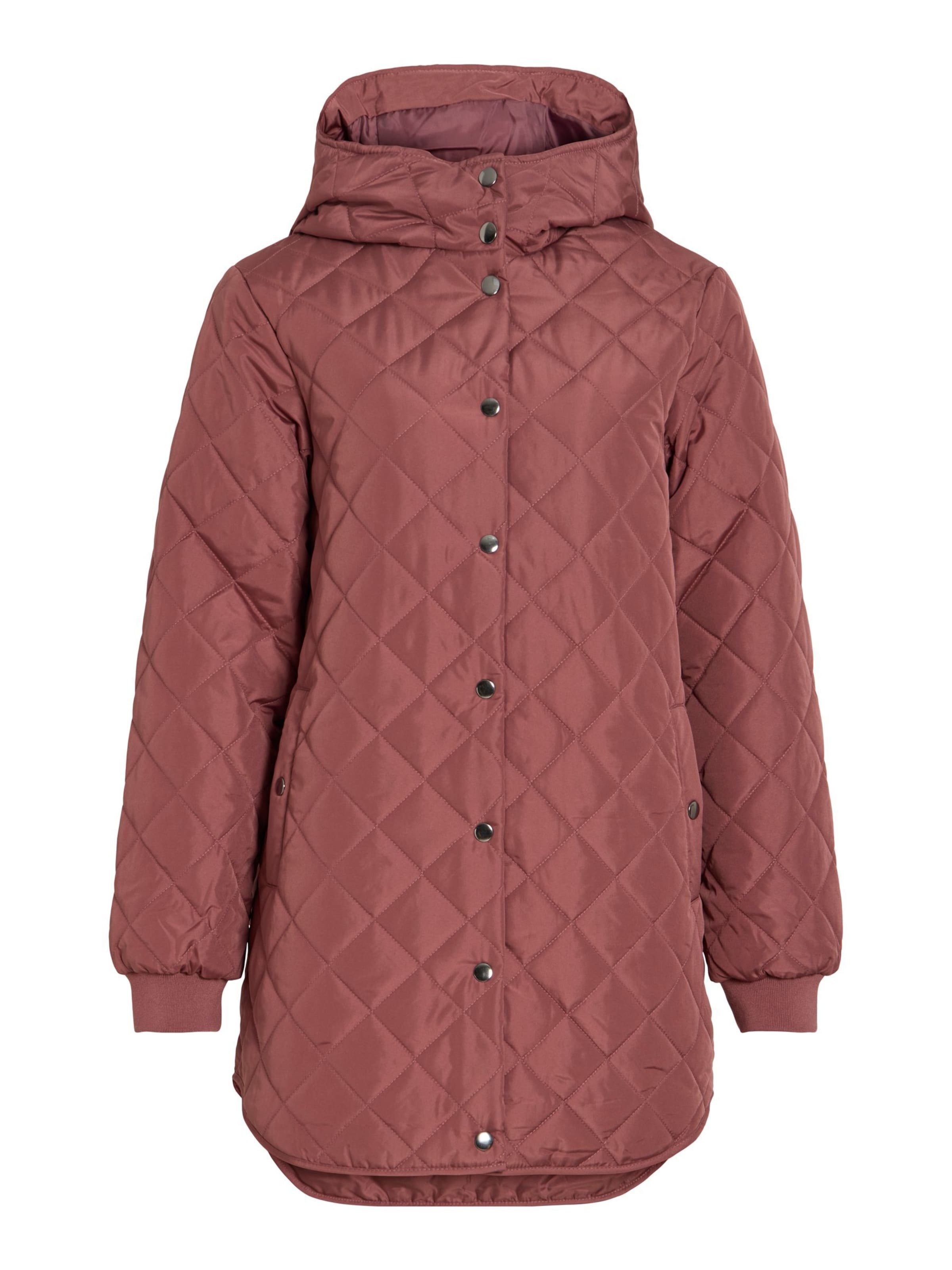 VILA Overgangsfrakke i pink: forside