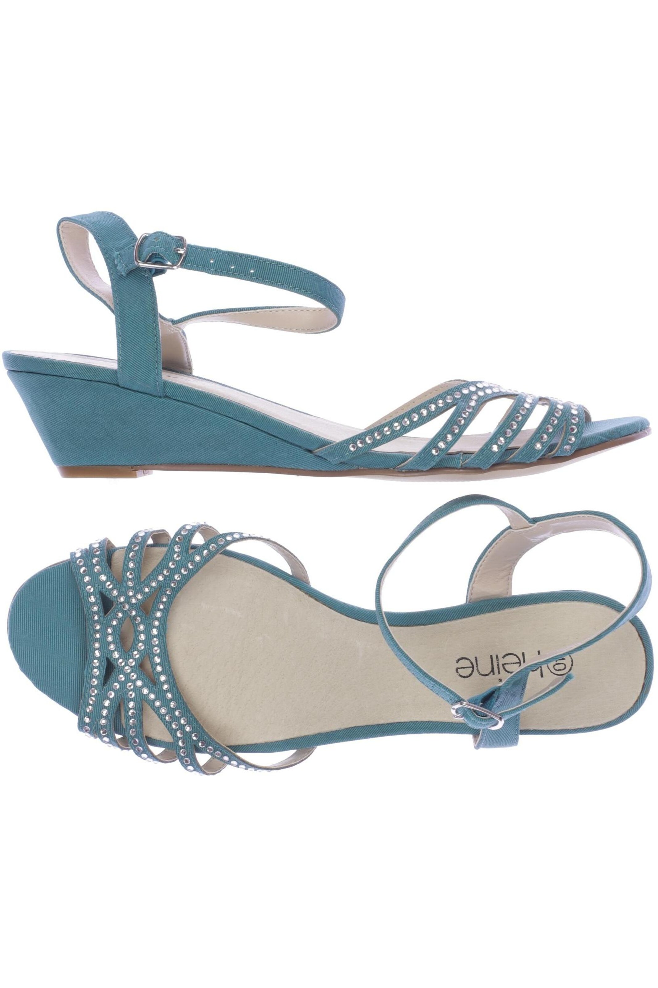 heine Sandals & High-Heeled Sandals in 40 in Green: front