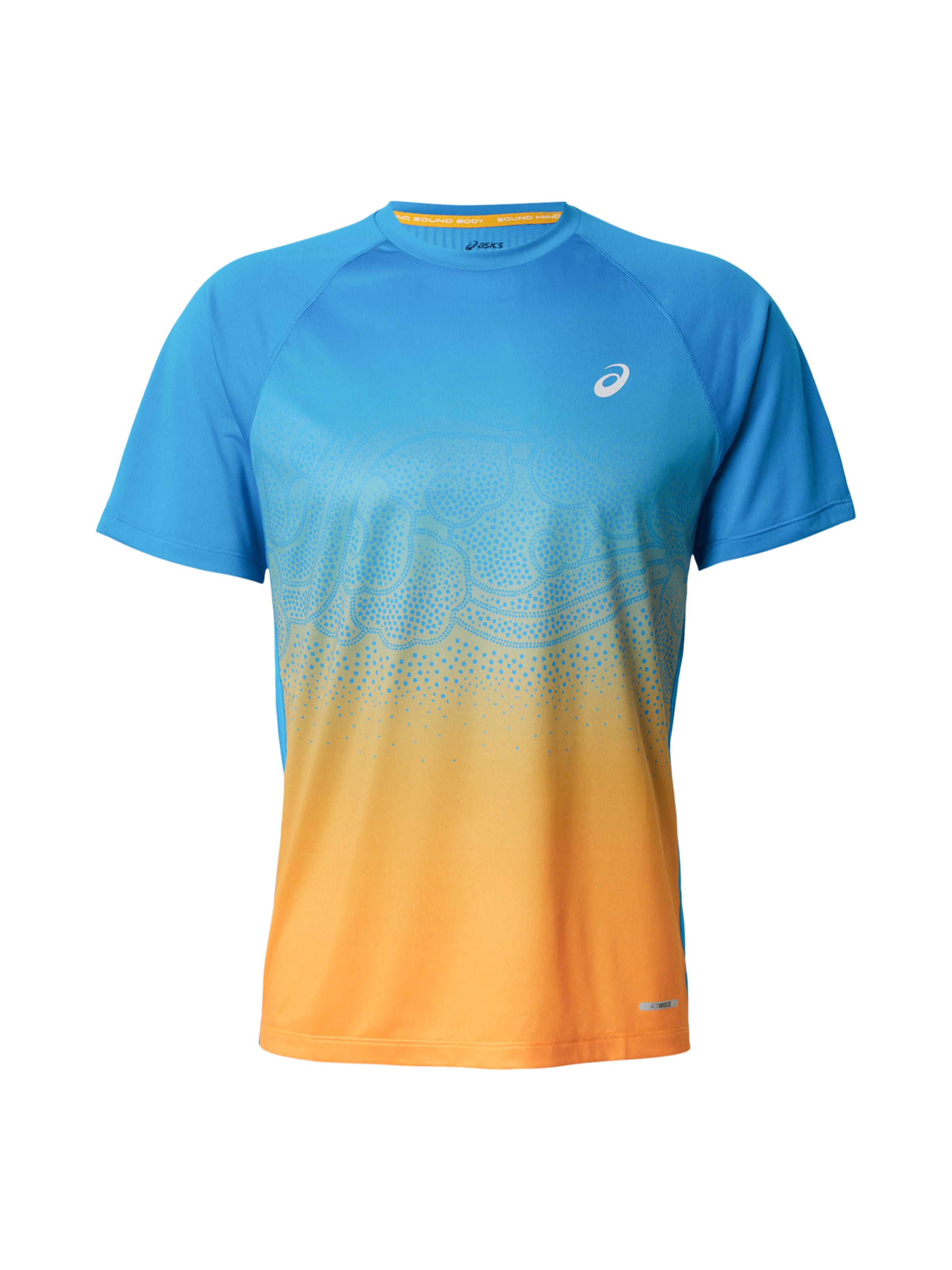 ASICS Λειτουργικό μπλουζάκι 'ROAD' σε μπλε: μπροστά