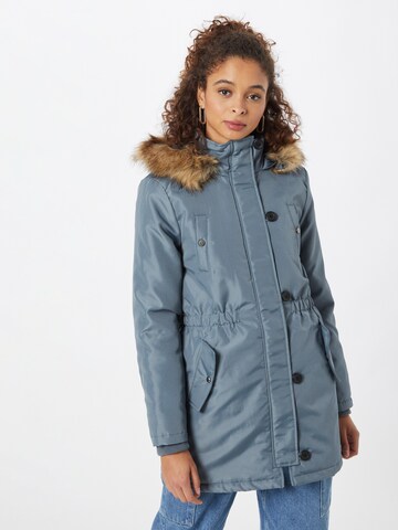 ABOUT YOU Tussenparka 'Fanny' in Blauw: voorkant