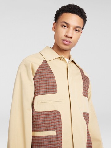 TOPMAN Between-seasons coat in Yellow