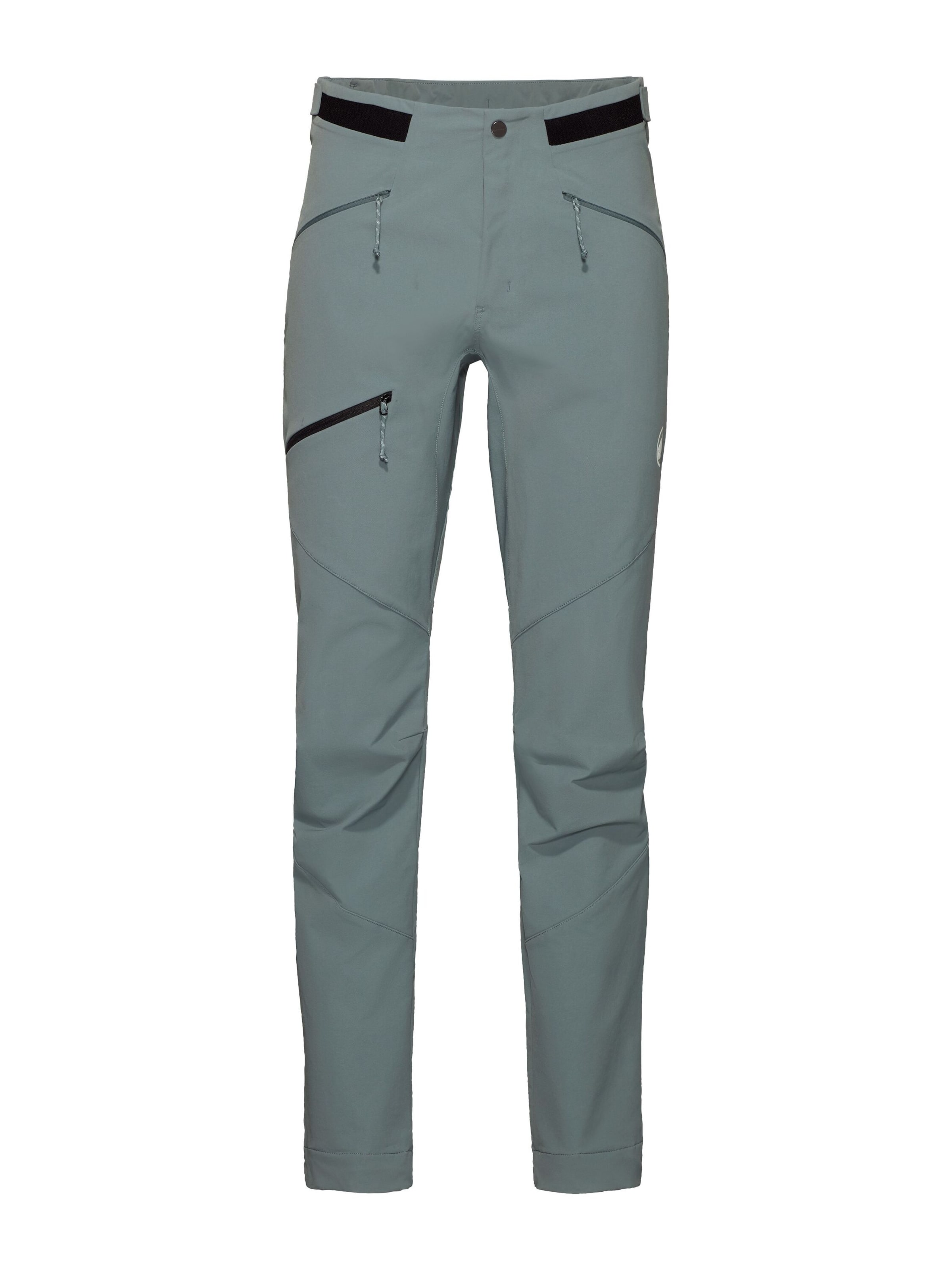 MAMMUT Slimfit Outdoorhose ‘Taiss’ in Grau: Vorderseite