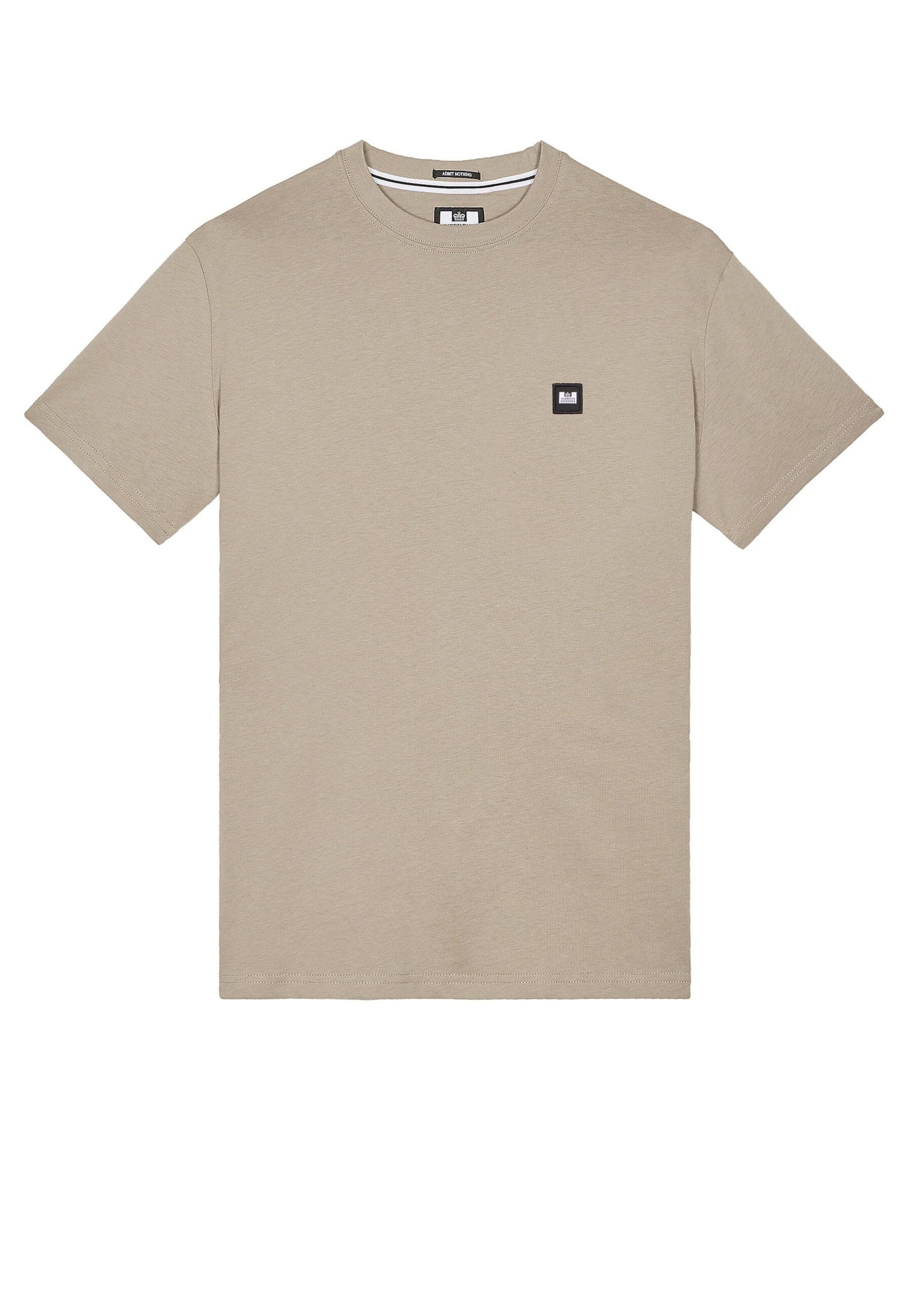 Weekend Offender T-Shirt 'Cannon Beach Badge' in Braun: Vorderseite