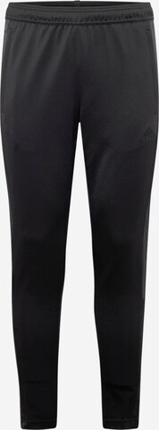 ADIDAS SPORTSWEAR Slimfit Sportbroek 'Tiro' in Zwart: voorkant