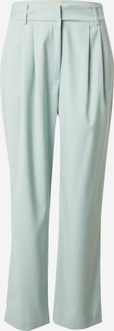 MOS MOSH Regular Pleat-Front Pants in Blue: front