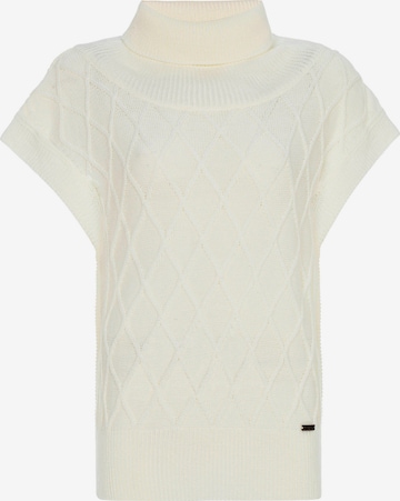 Pull-over Jimmy Sanders en blanc : devant