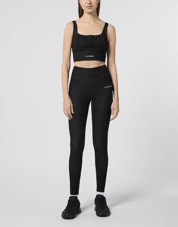 Plein Sport - Skinny Leggings en negro